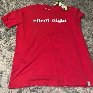 NWT Sleepy Jones Silent Night Christmas Top